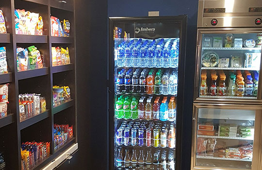 Hotel services and vending machines by Universal Vending Management