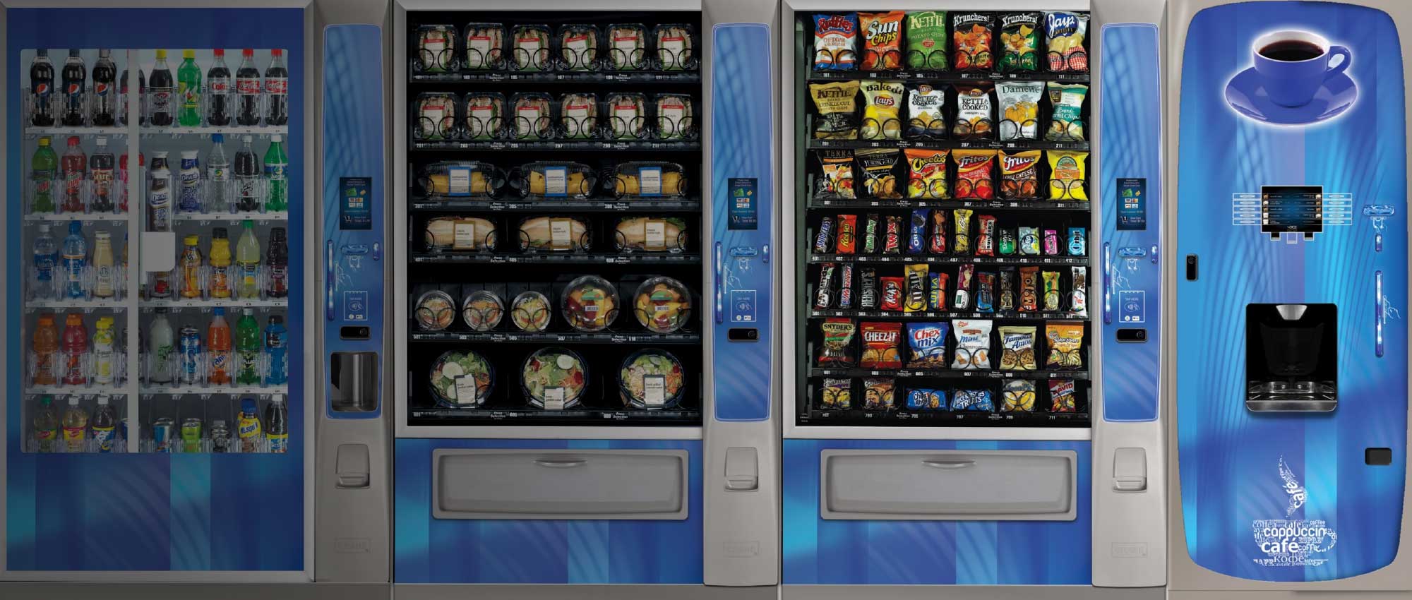 Vending machines by Universal Vending Management